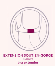 ACCESSOIRES LINGERIE : Extension 1 Agrafe Soutien-gorge