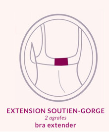 Bretelles, Extensions : Extension 2 Agrafes 38mm Soutien-gorge